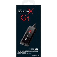 Sound BlasterX G1 7.1 canali USB, Scheda audio