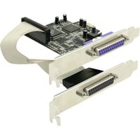 PCI Express card 2 x parallel scheda di interfaccia e adattatore precio