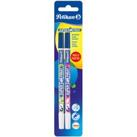 Super-Pirat gomma per cancellare Plastica Multicolore 2 pz, Cancellino penna inchiostro