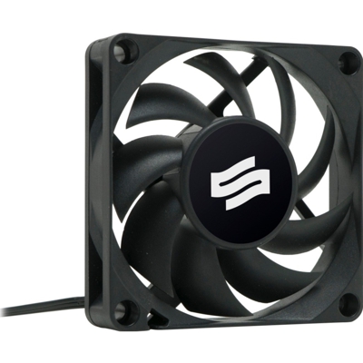 Zephyr 70 Case per computer Ventilatore 7 cm Nero, Ventola