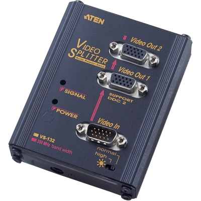 Splitter - placca a parete - VGA 2-porte (350MHz), Video Splitter