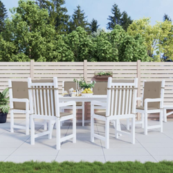 vidaXL Cuscini per Sedie da Giardino 6 pz Grigio Talpa 100x50x4 cm - Grigio talpa en oferta