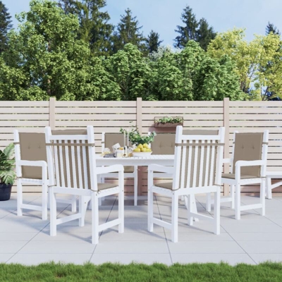 vidaXL Cuscini per Sedie da Giardino 6 pz Grigio Talpa 100x50x4 cm - Grigio talpa