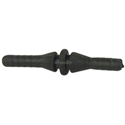 Rubber plug for ventilator attachment, Montaggio