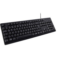 K-118 tastiera USB QWERTZ Tedesco Nero