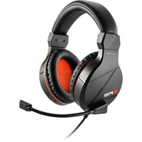 RUSH ER3 Cuffia Padiglione auricolare Connettore 3.5 mm Nero, Rosso, Cuffia da gioco