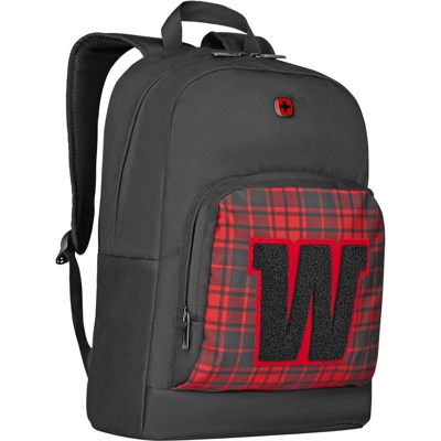 Crango borsa per notebook 40,6 cm (16") Zaino Nero, Rosso