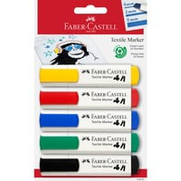 159520 marcatore permanente Punta smussata Nero, Blu, Verde, Rosso, Giallo 5 pz, Penna precio