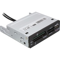 USB 2.0 CardReader 43 in 1 + USB 2.0 lettore di schede Argento