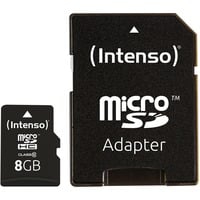 8GB MicroSDHC memoria flash Classe 10, Scheda di memoria