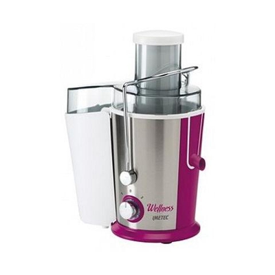 7764 Centrifuga Wellness Capacità Succo 0.5 Litri Polpa 1 Litro Potenza 400 Watt Colore Bianco / Viola