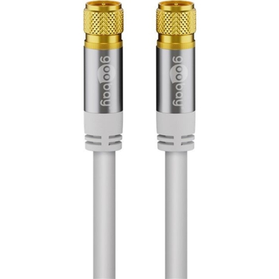 70598 cavo coassiale 1 m F Bianco