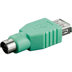 USB ADAP A-F/PS2-M USB A F PS2 M Verde, Adattatore características