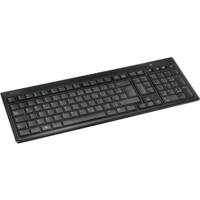 Advance Fit tastiera RF Wireless Tedesco Nero