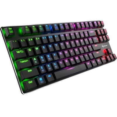 PureWriter TKL RGB tastiera USB QWERTY Inglese US Nero, Tastiera da gioco