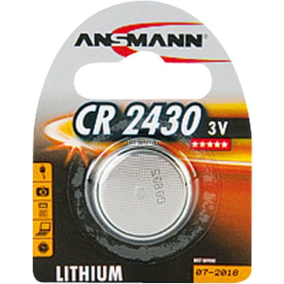 Lithium CR 2430, 3 V Battery Batteria monouso Ioni di Litio