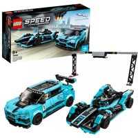 Speed Champions Formula E Panasonic Jaguar Racing GEN2 car & Jaguar I-PACE eTROPHY - 76898, Giochi di costruzione en oferta