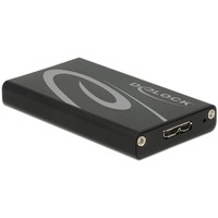 42569 contenitore di unità di archiviazione Box esterno SSD Nero, Grigio, Disk enclosure