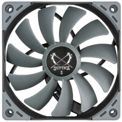 SU1225FD12L-RD ventola per PC Case per computer Ventilatore 12 cm Nero, Grigio en oferta