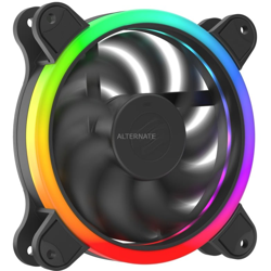 Corona HP EVO ARGB Case per computer Ventilatore 12 cm Nero 1 pz, Ventola precio