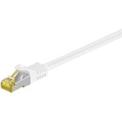 RJ-45 CAT7 10m cavo di rete Bianco S/FTP (S-STP) en oferta
