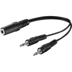 AVK 325-020 0.2m cavo audio 0,2 m 3.5mm Nero precio