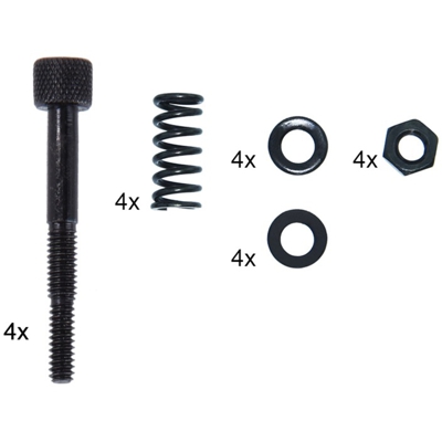 12970 accessori di raffreddamento hardware Nero, Set di viti