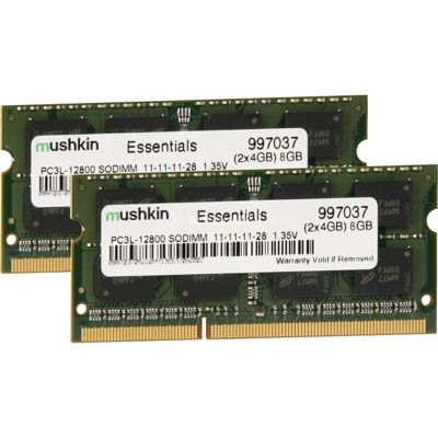 8GB PC3L-12800 Kit memoria 2 x 4 GB DDR3 1600 MHz
