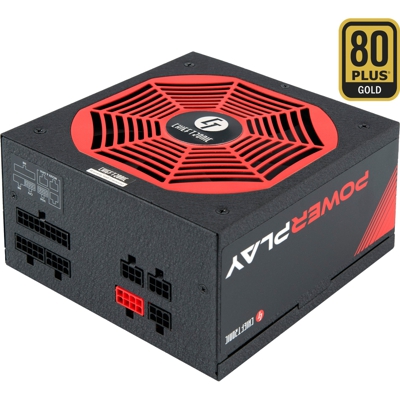 PowerPlay alimentatore per computer 650 W 20+4 pin ATX PS/2 Nero, Rosso, Alimentatore PC