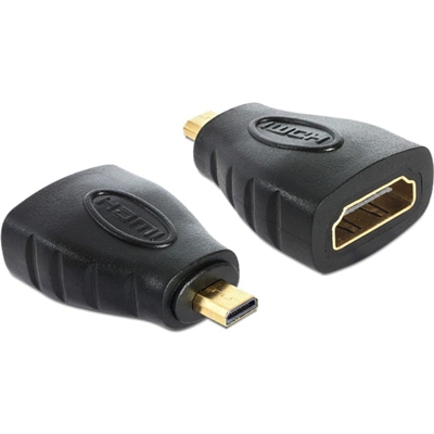 HDMI micro D/HDMI A HDMI mirco D Nero, Adattatore
