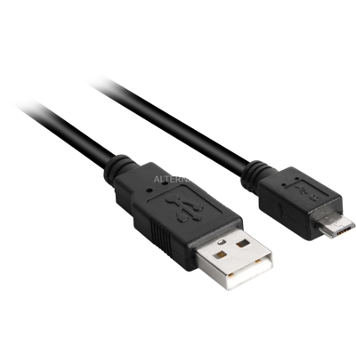 1.5m, Micro-USB2.0-B/USB2.0-A cavo USB 1,5 m USB A Micro-USB B Bianco