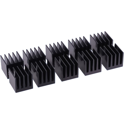 GPU Heatsinks 15x15mm Scheda grafica Radiatore Nero, Dispositivi di raffreddamento chipset