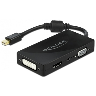 62073 hub di interfaccia USB 2.0 Type-B Nero, Video Splitter