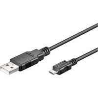 USB micro-B 180, 1.8m cavo USB 1,8 m Micro-USB B USB A Nero