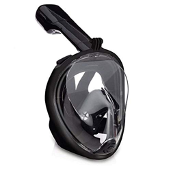 Wsobue Maschera Subacquea, Maschera da Snorkeling per Adulti e Bambini,Panoramica a 180°con Montatura per Camera D'azione Rimovibile Anti-Nebbia Anti- características