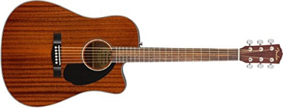 Fender CD-60SCE Dreadnought Chitarra Acustica - Tutti Mogano