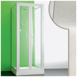 Box Doccia 3 Lati 80x95x80 Cm In Acrilico Mod. Saturno Con Apertura A Libro precio