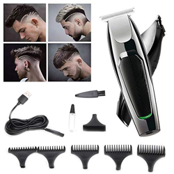 Tagliacapelli,Tagliacapelli Elettrico,Set Tagliacapelli Professionale con 5 Pettini e Lame In Acciaio Inox,Supporta la Ricarica Rapida USB,Tagliacapel precio
