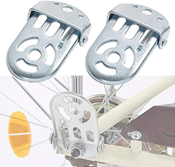 JUVEL Bike Pedali per Bicicletta,1 Paio di pedane per Bicicletta Pieghevole per Bambini, Bicicletta ripiegata Posteriore poggiapiedi Ciclismo Accessor características