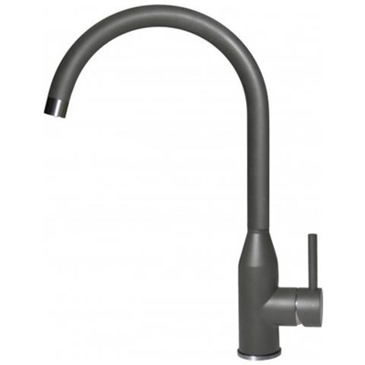Miscelatore Monocomando con canna girevole Adige 21x40 cm Keratek Plus Dark Grey 99