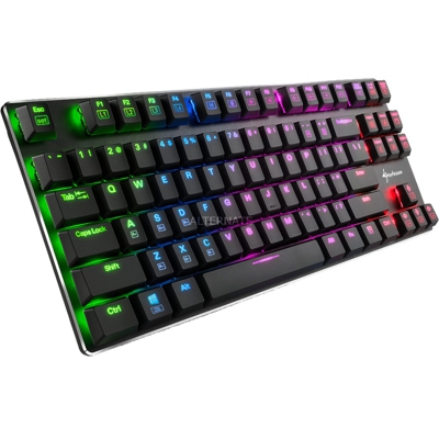 PureWriter TKL RGB tastiera USB QWERTY Inglese US Nero, Tastiera da gioco