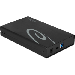 42626 contenitore di unità di archiviazione Box esterno HDD Nero, Disk enclosure en oferta
