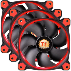 Riing 12 Case per computer Ventilatore 12 cm Nero, Rosso, Ventola precio