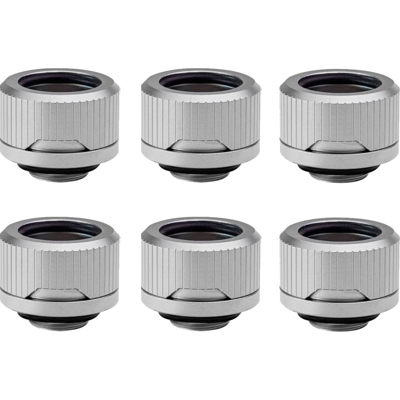 EK-Quantum Torque 6-Pack HDC 16 - Satin Titanium, Connessione