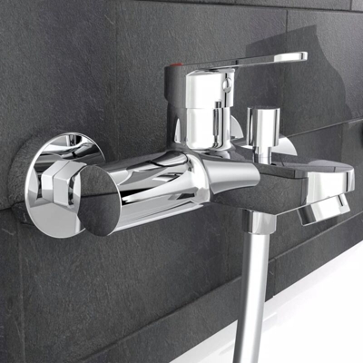 SCHÜTTE Miscelatore per Bagno FUTURA DVGW Cromato - Argento