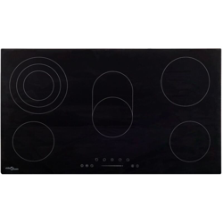 vidaXL Piano Cottura in Ceramica 5 Zone e Controlli Touch 77 cm 6000 W características