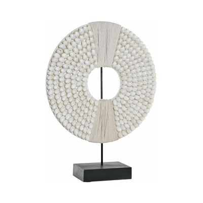 Statua Decorativa Ferro Cerchi Conchiglie (40 x 11 x 53 cm) - Dkd Home Decor