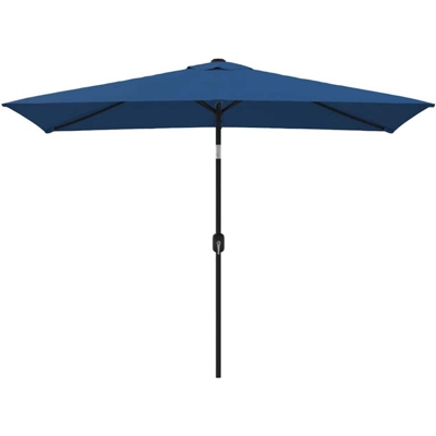 vidaXL Ombrellone da Giardino con Palo in Metallo 300x200cm Azzurro - Blu