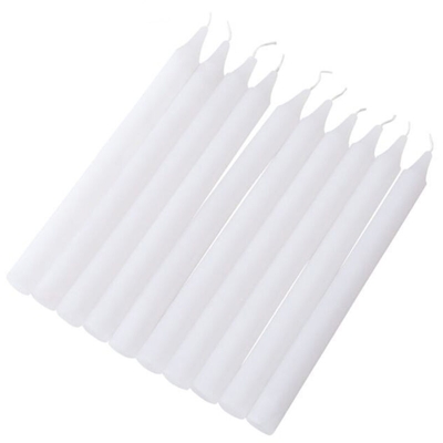 Candela conica dritta non profumata 10 pezzi Candele lunghe da 6,7 ??pollici per feste di compleanno Feste di matrimonio Celebrazioni Cena in chiesa