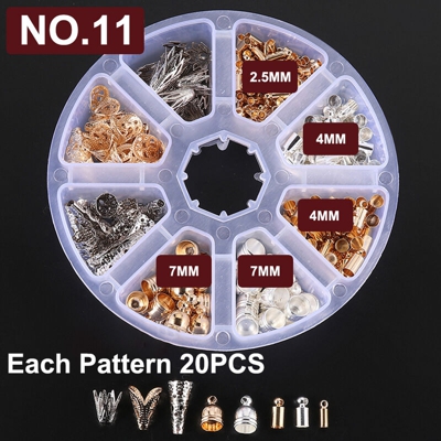 Orecchini Eardrop Kit per creazione di gioielli con pinze per anelli di salto Risultati Set di strumenti per la creazione di fai da te NO.11
